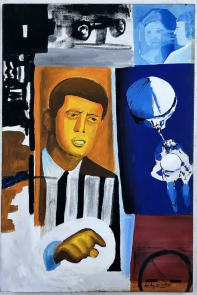 Andy Warhol Oil Painting (1 of 4)