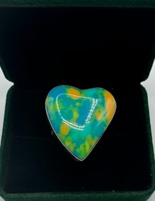 Vintage Turquoise Silver Ring