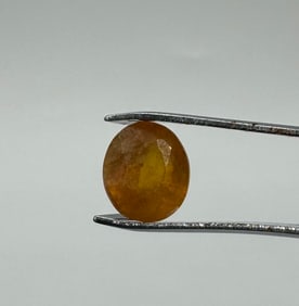 Yellow Sapphie With COA