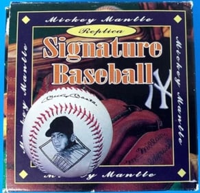 Mickey Mantle Signature Baseball With COA