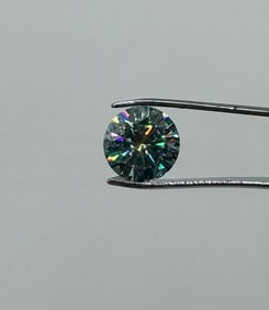 5 Carats Light Blue VVS Moissanite