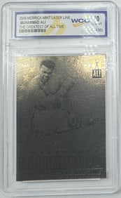 Muhammad Ali Boxing Card