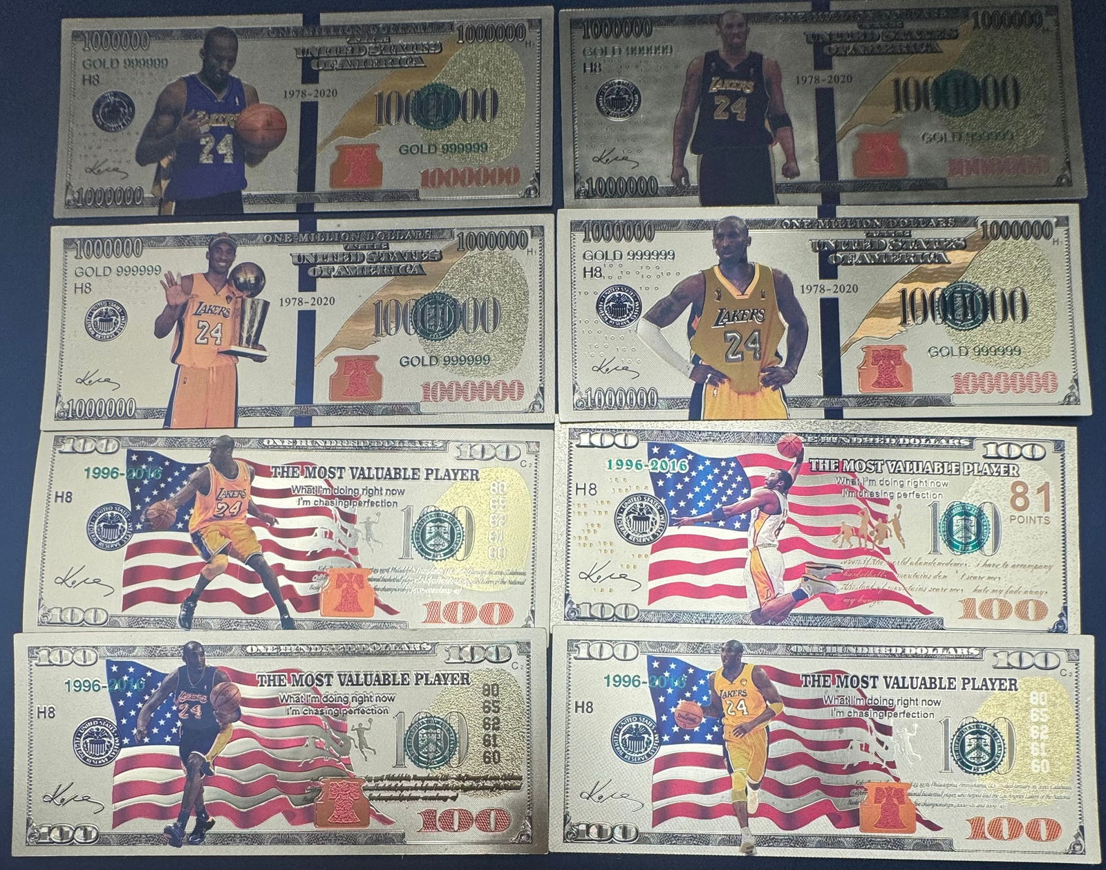 Kobe Bryant Bills Collection (1 of 2)