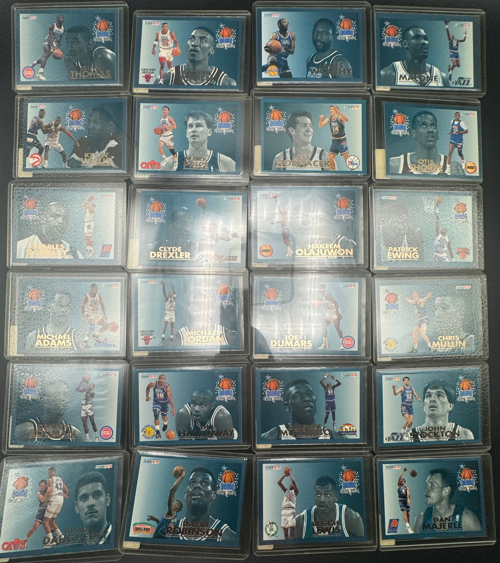 1992-93 Fleer Basketball All Star Complete Set (1 of 4)
