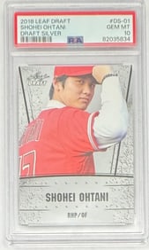 Shohei Ohtani Rookie Draft Silver