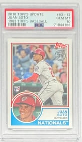 Juan Soto PSA Card