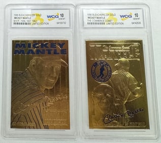 Mickey Mantle MVP And Comet Cards