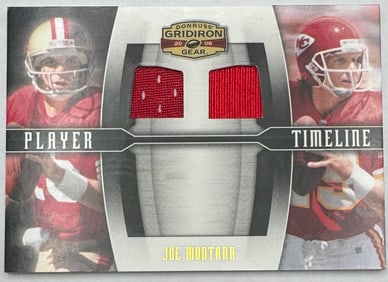 Joe Montana Game Used Jersey Patch /100
