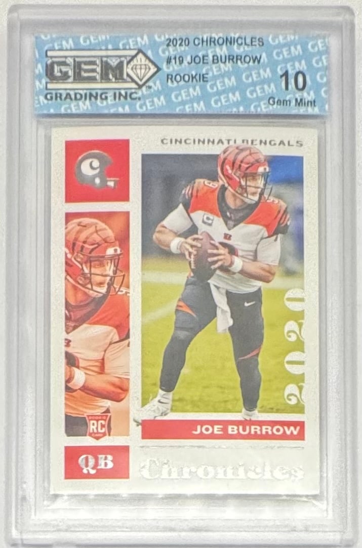Joe Burrow Rookie: Joe Burrow Rookie GEM Mint 10