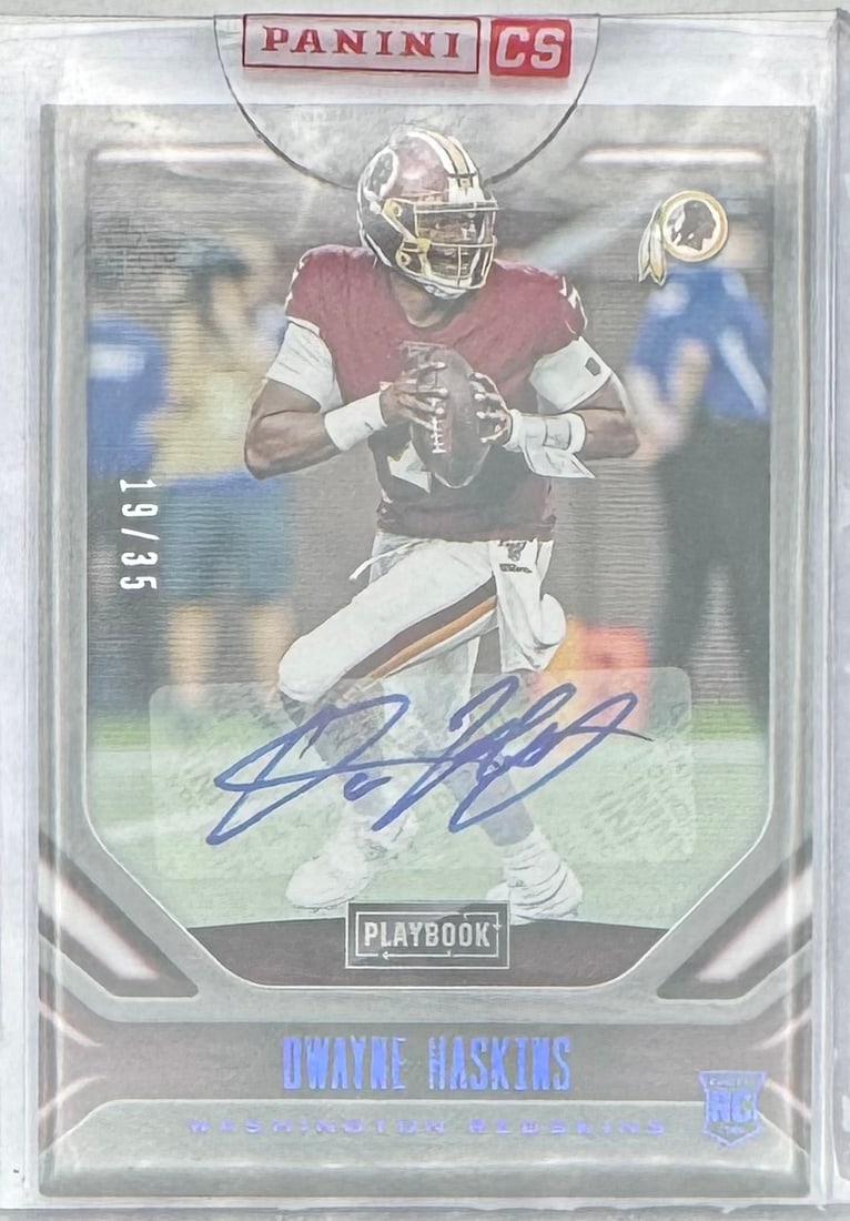 Dwayne Haskins Card auto /35 (1 of 2)