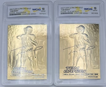 Tom Brady Rookie Signature Edition Cards