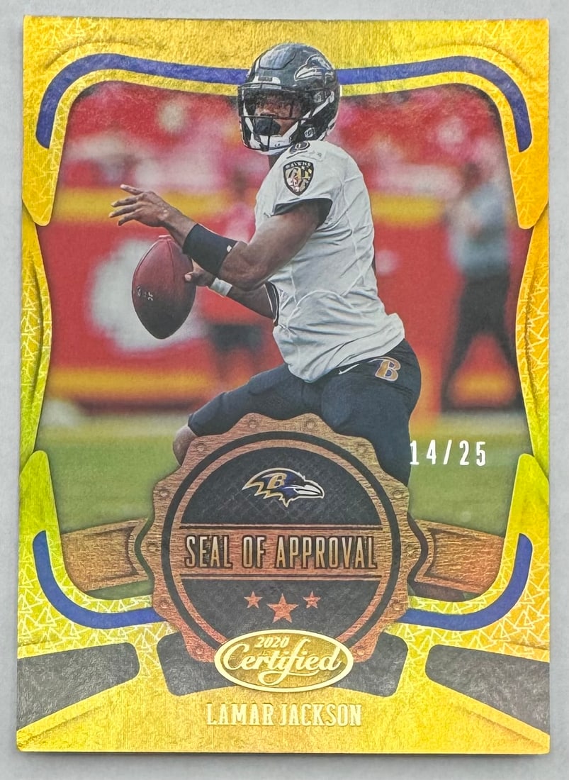 Lamar Jackson Card /25 (1 of 2)