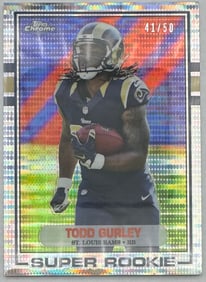 Todd Gurley Topps Chrome Super Rookie /50