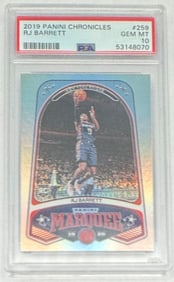 RJ Barrett Rookie PSA Card