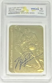 Michael Jordan Rookie Sticker Signature Edition