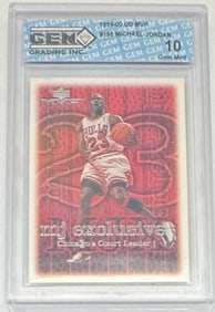 1999 MVP Michael Jordan Card