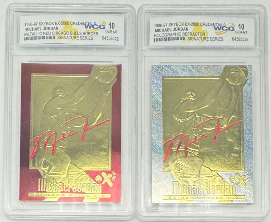 Michael Jordan Refractor Signature Edition Cards (1 of 2)