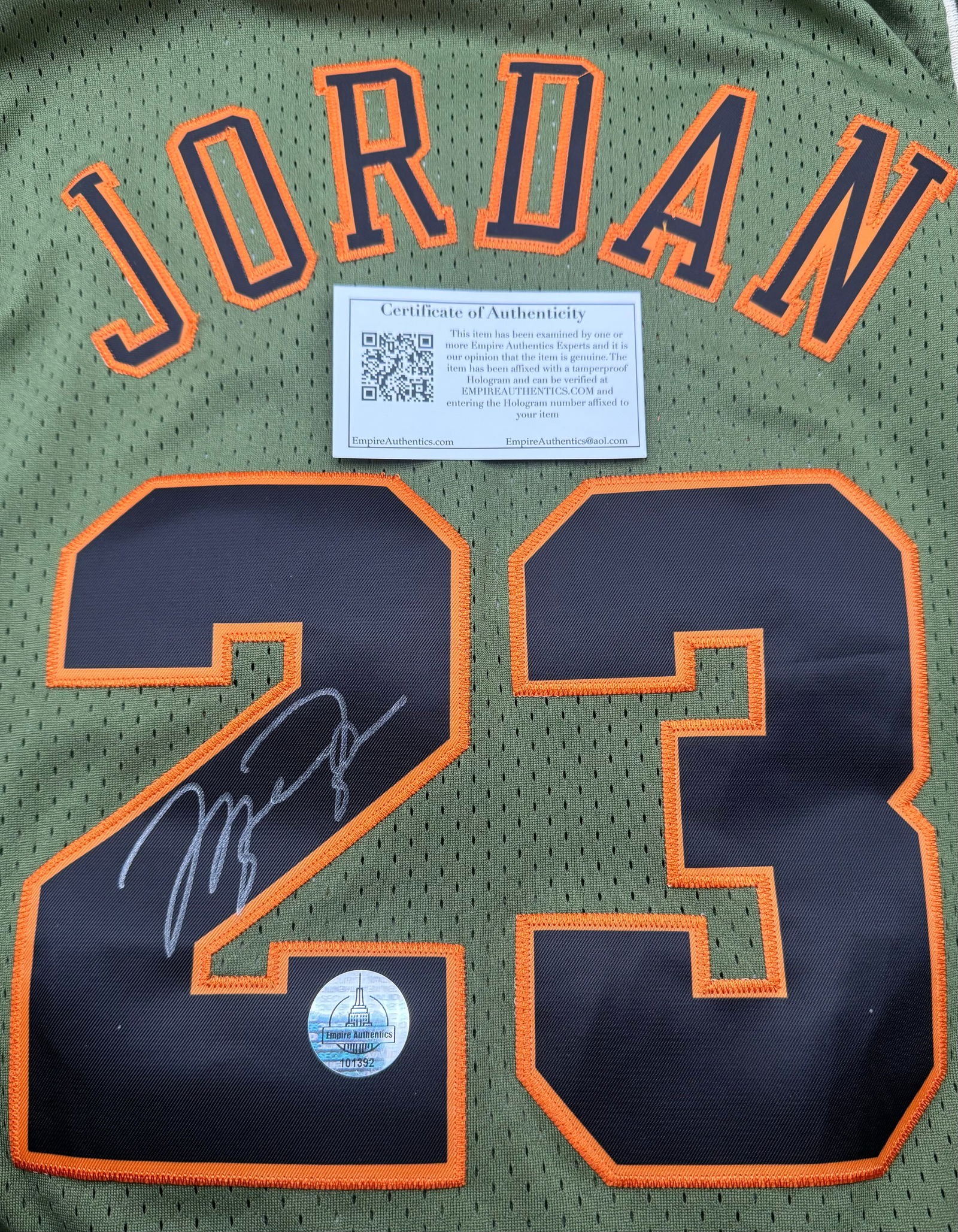 Michael Jordan Jersey Autographed Signed COA (1 of 4)