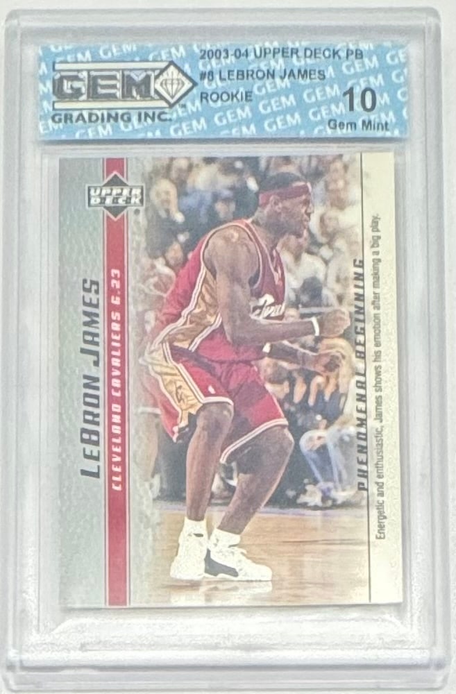 Lebron James Rookie Basketball Card (1 of 2)