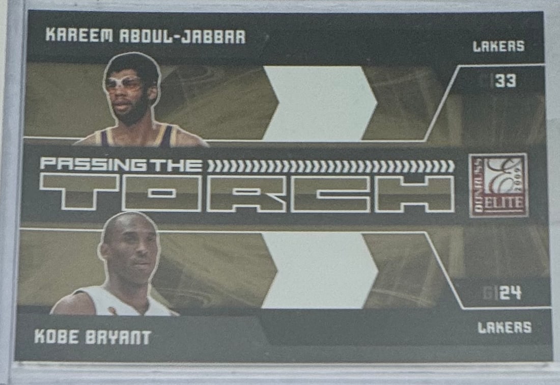 Kobe Bryant Kareem Abdul Jabbar /100: 2009 Kobe Bryant Kareem Abdul Jabbar /100