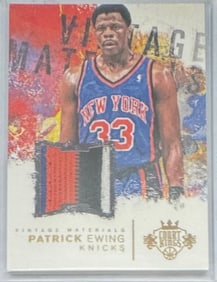 Patrick Ewing Game Used Patch /25