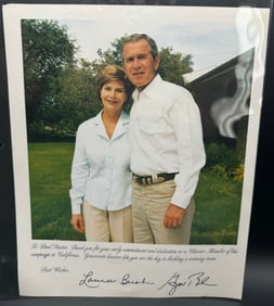 George Bush & Laura - Presidential Campain Charter Member of California