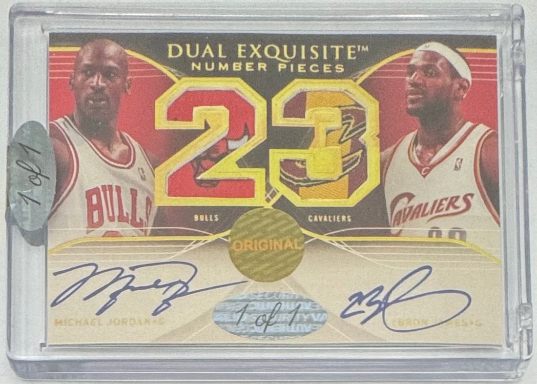 Michael Jordan & Lebron James Patch Card (1 of 2)