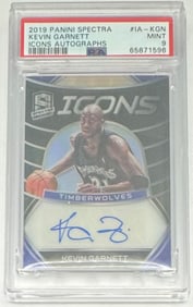 Kevin Garnett Silver Prizm Auto /49