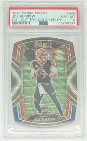 Joe Burrow Rookie Die Cut Card