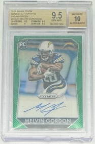 Melvin Gordon Green Wave Rookie Signature /99
