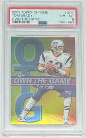 Tom Brady Chrome Card