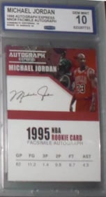 Michael Jordan Card