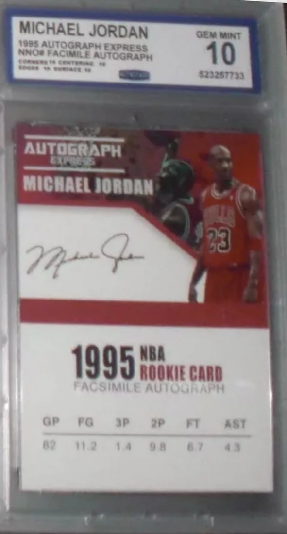 Michael Jordan Card (1 of 2)