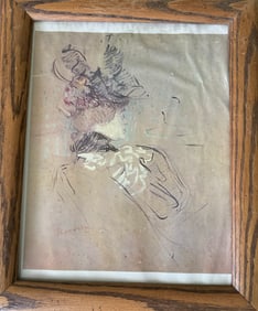 Henri de Toulouse Lautrec Madame Lucy Print