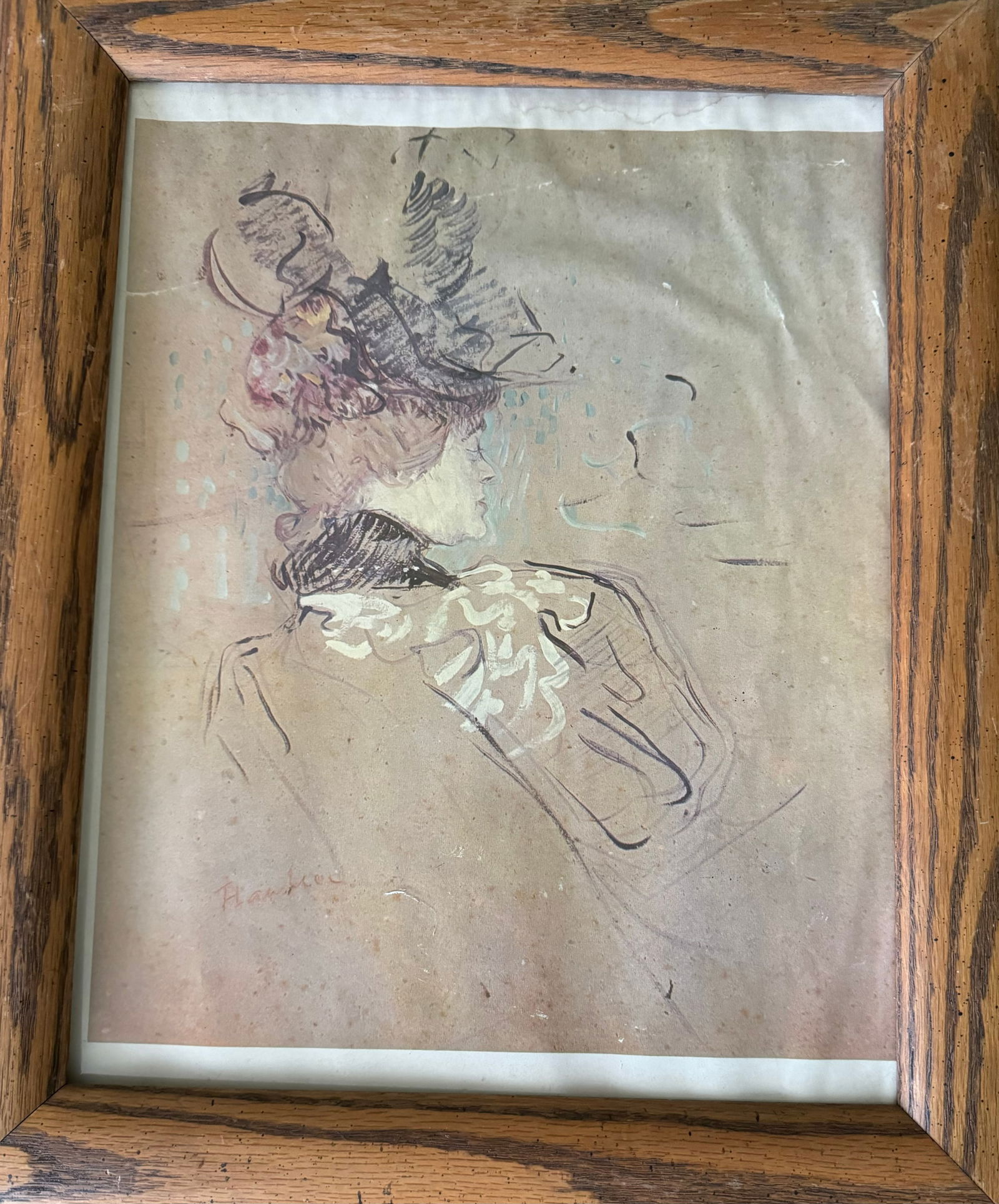 Henri de Toulouse Lautrec Madame Lucy Print (1 of 4)