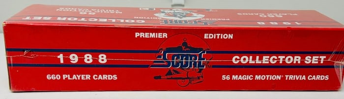 1988 Score Premier Edition Collector Set Box Baseball Cards Sealed
