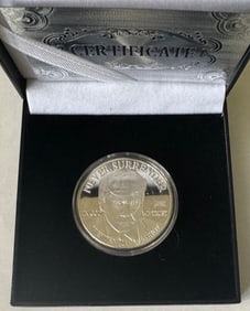 Donald J Trump Silver Coin