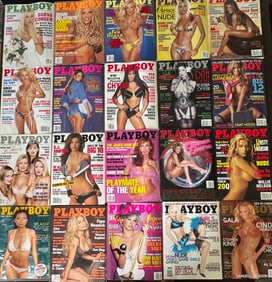 Big Lot Of Playboy Magazines