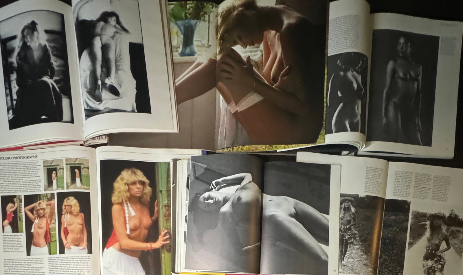 Adult Nude Books: (7) seven books total. Nudes my camera and I , Photographin Sensuality , The Nude , addicted, Dreams by Richard Fegley And More