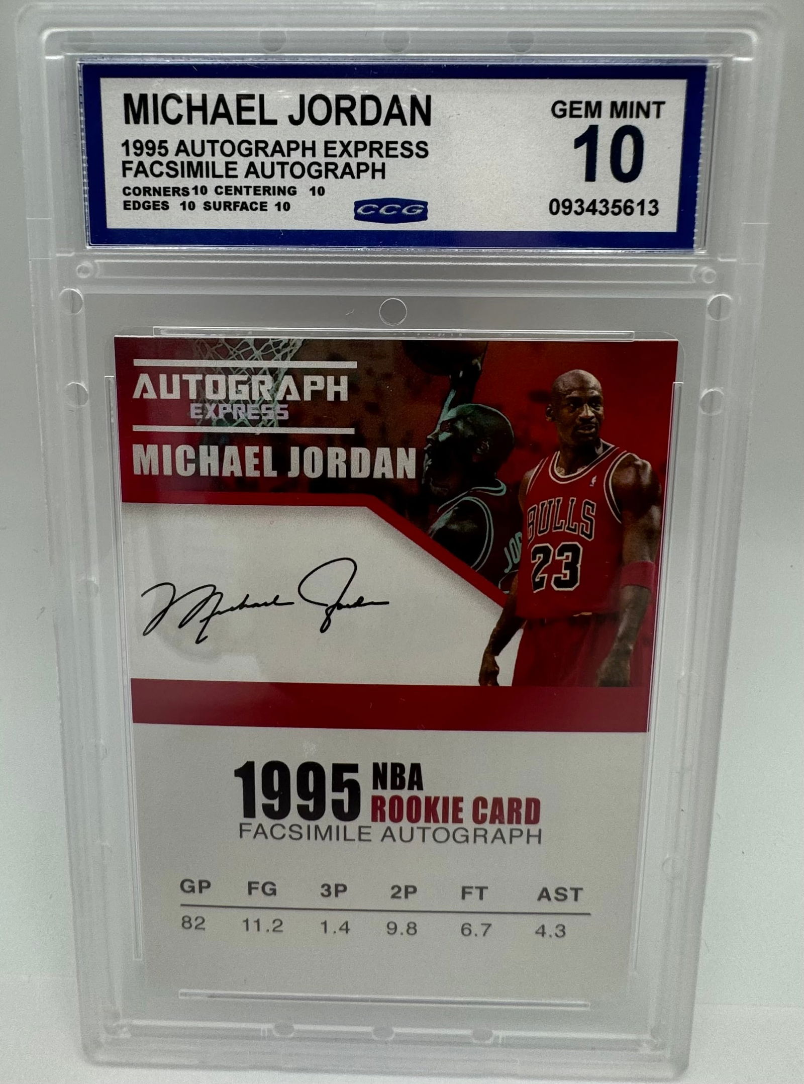 Michael Jordan Rookie Autograph Express (1 of 2)
