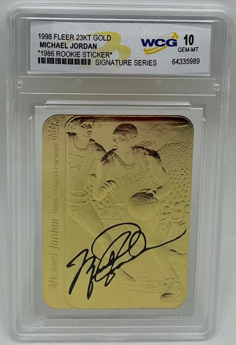 Michael Jordan Rookie Sticker Card (1 of 2)