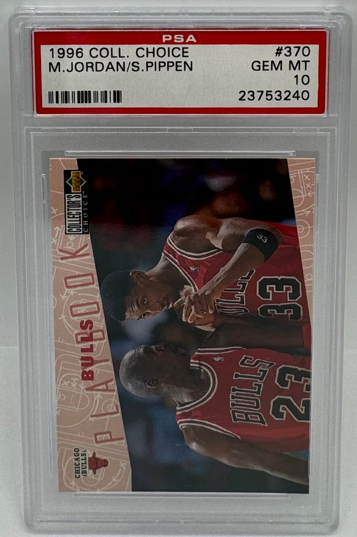 Michael Jordan And Scottie Pippen PSA 10 Card (1 of 2)