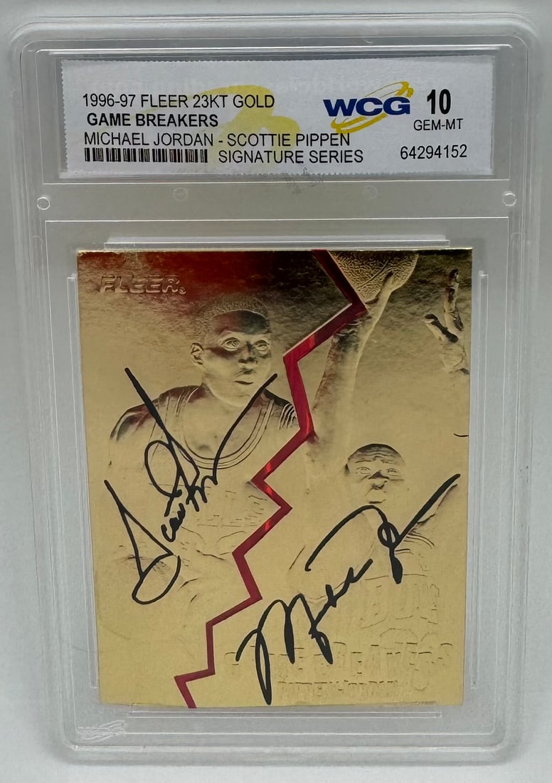 Michael Jordan And Scottie Pippen Signature Series Card (1 of 2)