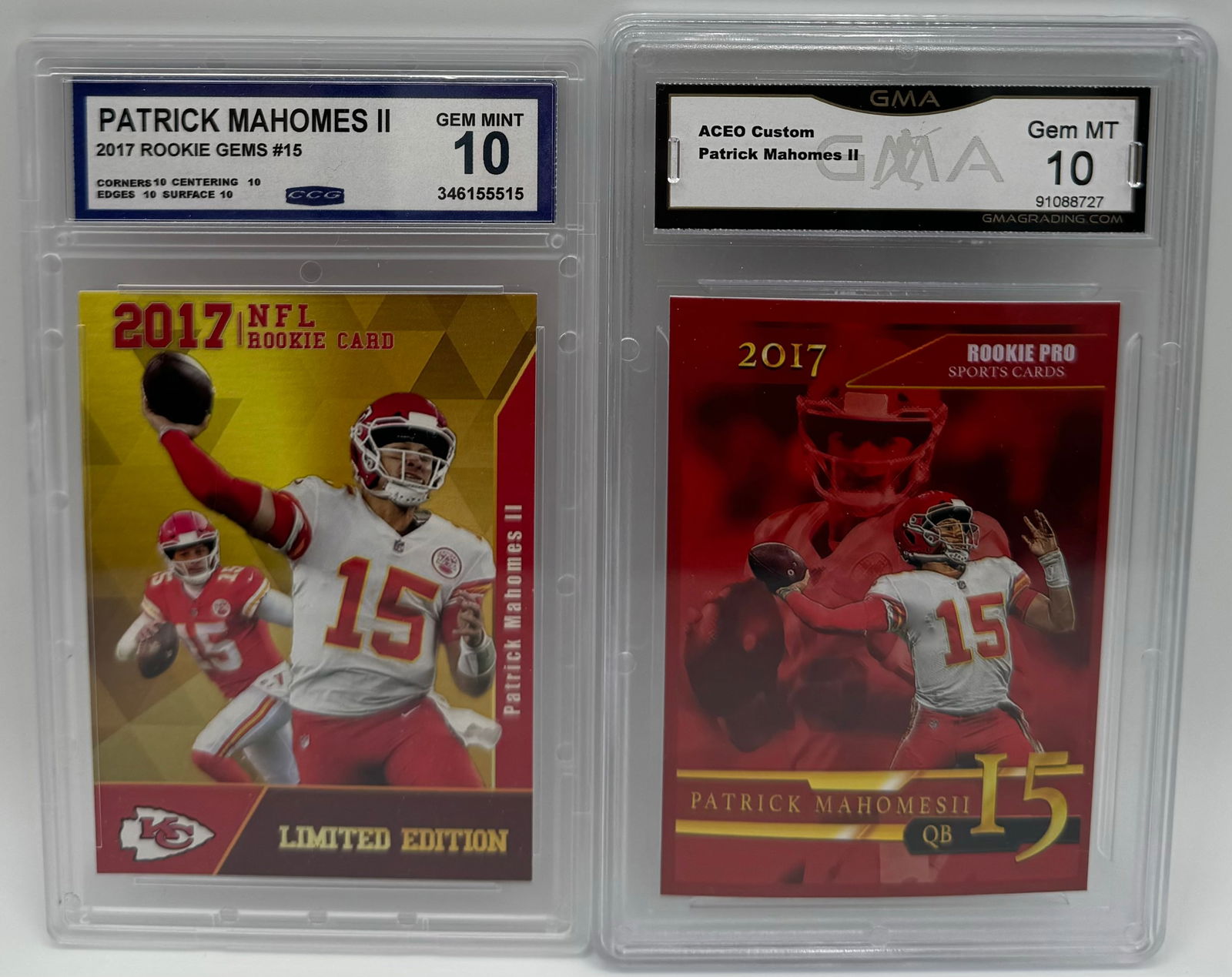 Patrick Mahomes Rookie Cards (1 of 2)