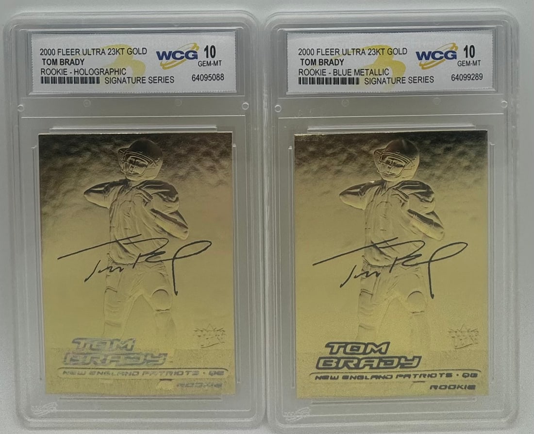 Tom Brady Rookie  Signature Series Cards (1 of 2)