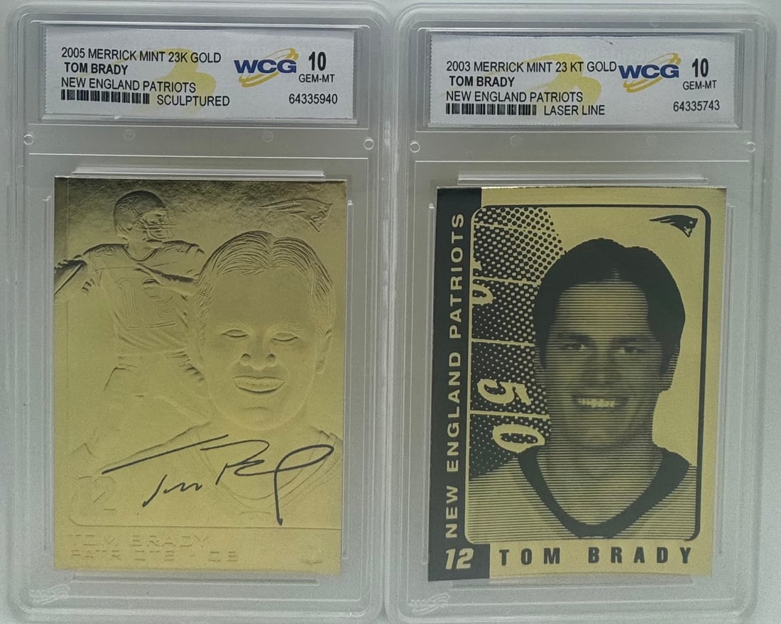 Tom Brady Rookie Cards (1 of 2)