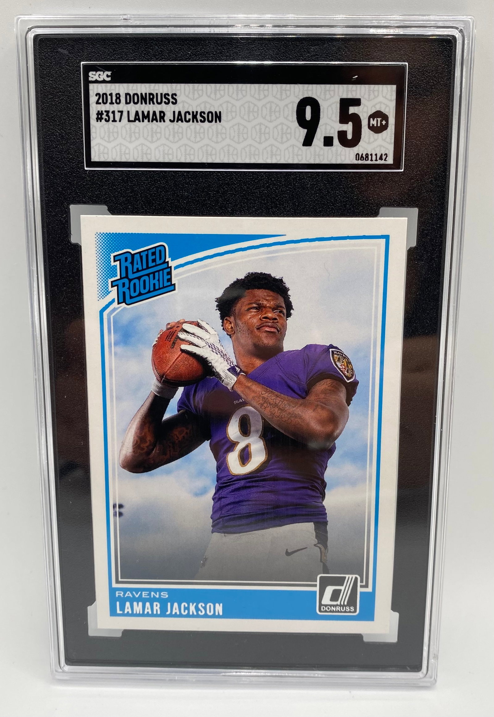 Lamar Jackson Rookie Card (1 of 2)