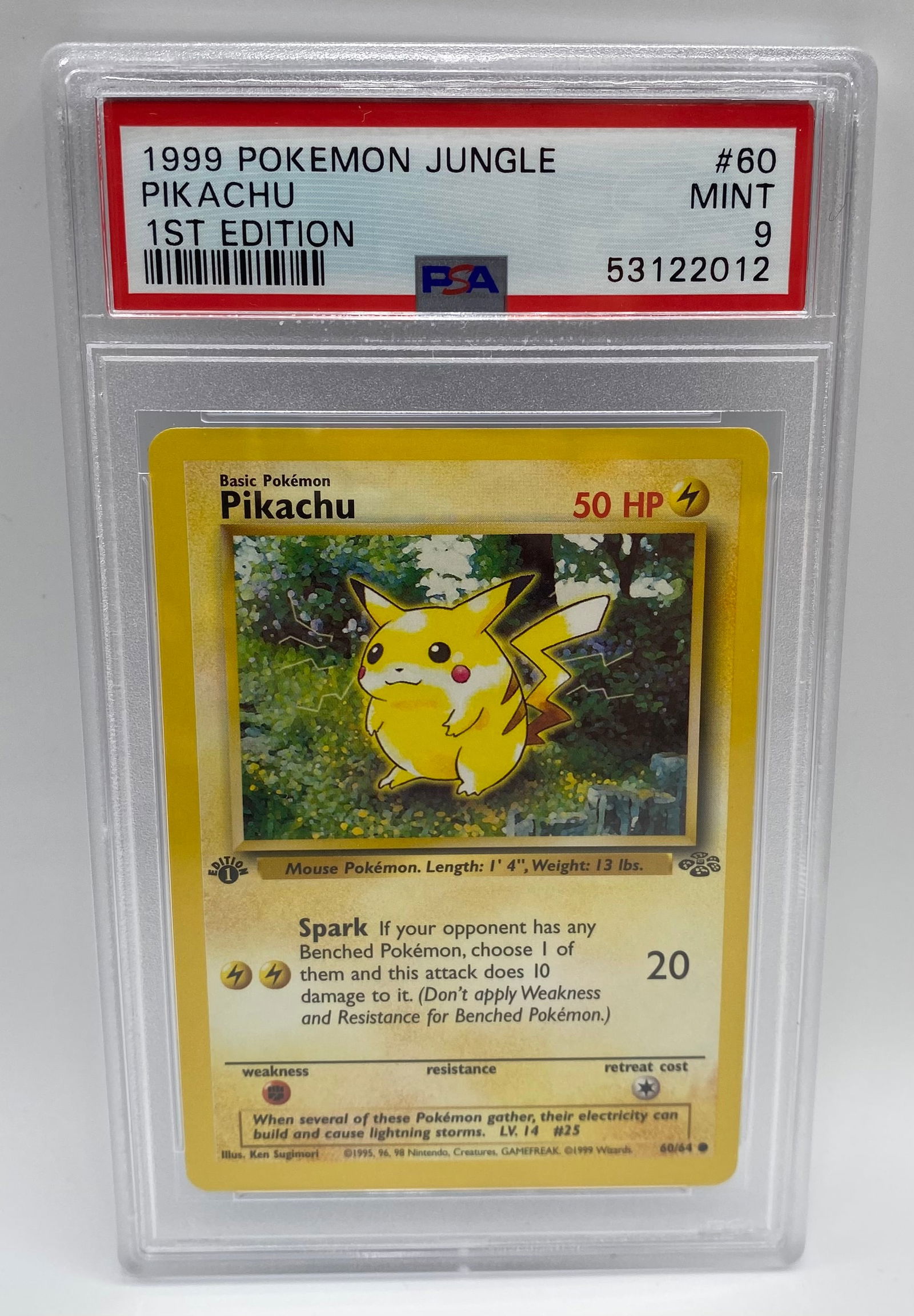 Pikachu 1st Edition Pokemon Card (1 of 2)