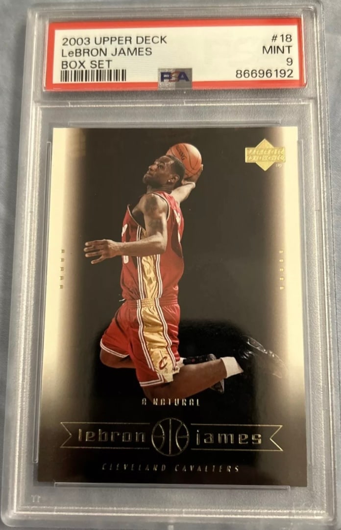 Lebron James Rookie PSA Card (1 of 2)