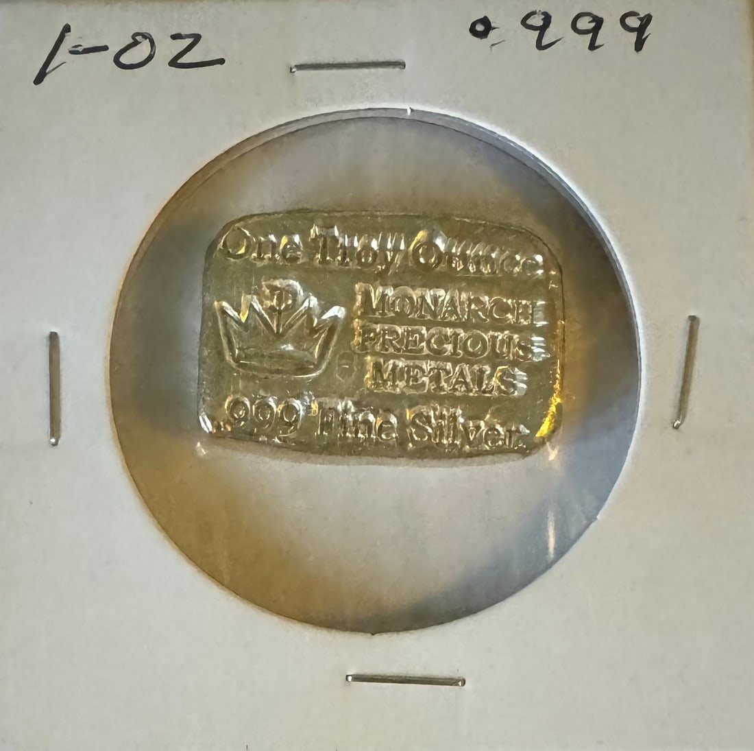 One Troy Silver Bar (1 of 2)